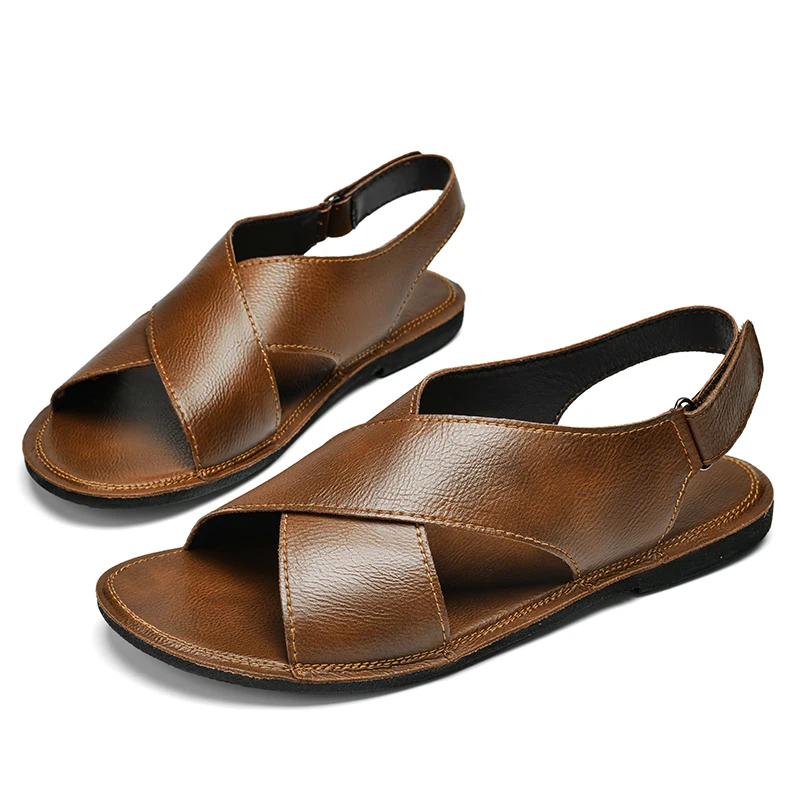 2025 Summer New Men'S Sandals Comfortable Lightweight Anti Slip Soft Home Sandals