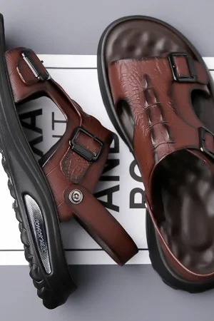 Comfy Men's Slippers Lightweight Man Half Drag Stylish Flip-flops Comfy Summer Sandals Quick Dry Wading Aqua Shoes for Male