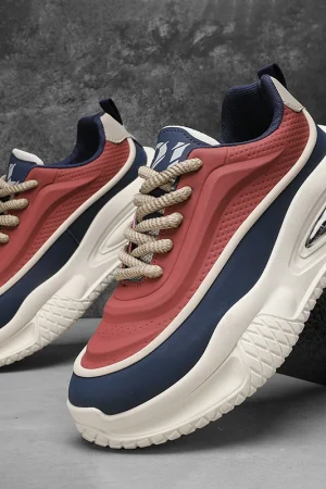 Men's Casual Sports Shoes, Fashionable Thick Soled Skateboarding Shoes, Trendy and Comfortable Men's Shoes Suitable for Outdoor