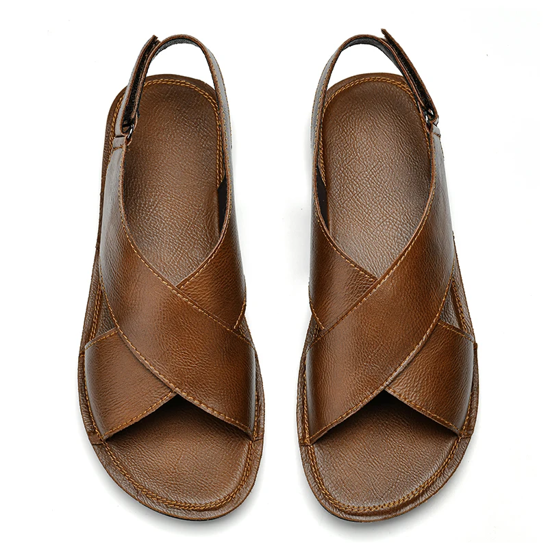 2025 Summer New Men'S Sandals Comfortable Lightweight Anti Slip Soft Home Sandals - Image 2